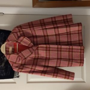 Vintage Pendleton 100% Wool Plaid Women's Blazer Size 10
